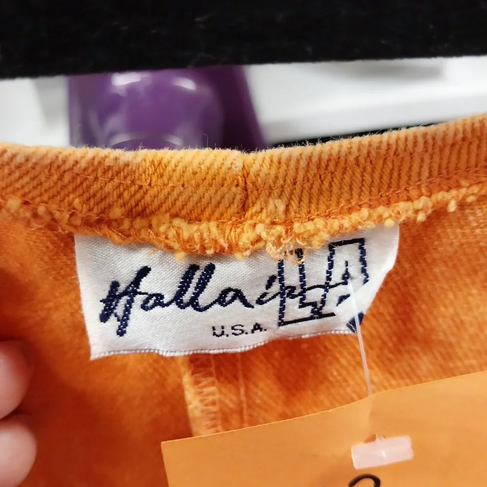 3402 Size Medium Hallain La Jumper with Plastic Buckles in Orange - Picture 6 of 6